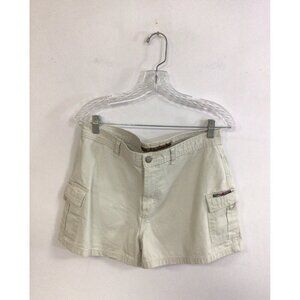 Vintage No Excuses Khaki Cargo Shorts Y2K Womens 13/14